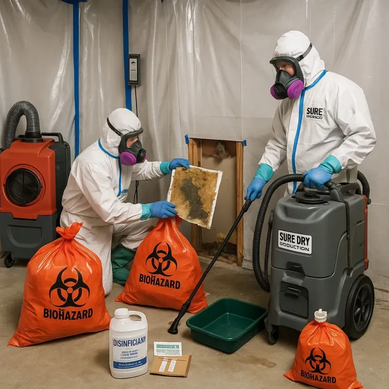 Contaminated Water Handling Protocols process in Steep Falls, ME